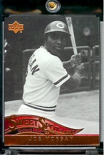2005 Upper Deck Sweet Spot Classic Baseball Card #46 Joe Morgan Cincinnati Reds - Mint Condition - In Protective Display Case !