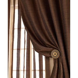 Each Summit Striped Sheer 96"L
