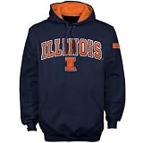 Illinois Fighting Illini Navy Blue Automatic Hoody Sweatshirt