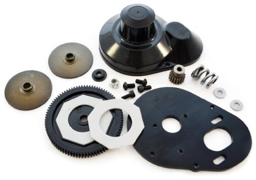 Team Associated 1/10 SC10 RS 2WD TRANSMISSION 87T SPUR GEAR MOTOR PLATE SLIPPER