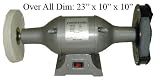 8 Wheel Grinder Buffer Buffering Bench Top - 1HP Motor