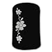 Handycop� Silver Flower M Slim Tasche Etui , Innen samtweich gef�ttert, f�r Sony Xperia Neo V / Tipo / Miro / Sola / Neo / Vivaz / U / Go