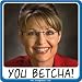Fridgedoor You Betcha! Sarah Palin Car Magnet