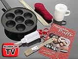 Pancake Puffs with BONUSES:recipe book, flipping sticks, shaker, injector and more!