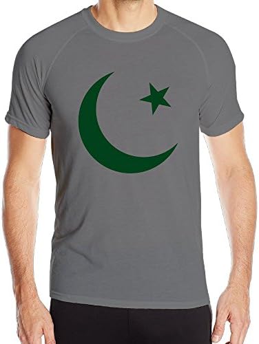 Men Pakistan Country Seal Flag Tee Shirt Crew