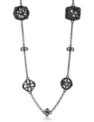 Judith Ripka "Dark Nite" Various Elements Necklace