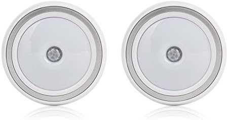 Ulive LED Tap Light, Wireless Motion-activated Battery Operated for Closet, Cabinet, Wardrobe, Cupboard (2 Pcs)