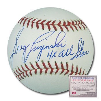 Greg Luzinski Philadelphia Phillies MLB Autographed Rawlings Baseball with 