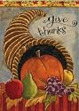 Toland Thanksgiving Cornucopia Garden Flag