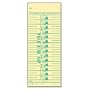 Tops 1-Sided 9 x 3 1/2 Inch Time Cards with Numbered Days 500 Pack (1256)