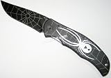 Mtech Usa Black Widow Spider Folder Pocket Blade Knife