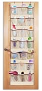 DAZZ 42-Pocket Over-the-Door Organizer, Natural Canvas