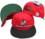 Georgia Bulldogs Classic Split Bar Snapback Adjustable Snap Back Hat / Cap