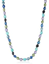 Honora "Peacock" Freshwater Cultured Pearl Necklace, 36"