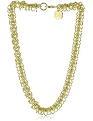1AR by UnoAerre 18k Gold Plated Multi-Link Necklace