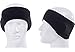 GoYonder Fleece Thermal Headbands Ear Warmers 2 Black