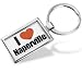 Keychain "I Love Naperville" region: Illinois, United States - Hand Made, Key chain ring