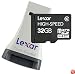Lexar High Speed MicroSDHC 32 GB Class 10 Flash Memory Card with Reader LSDMI32GBSBNAR
