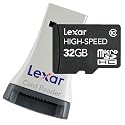 LEXAR HIGH SPEED MICROSDHC 32GB CLASS-10 FLASH CARD W/ READER LSDMI32GBSBNAR DEAL
