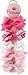 Mud Pie Baby Little Princess Hair Bows with Holder, Pink, Set of 5