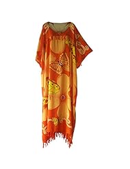 Plus Size Floral Print Rayon Short Sleeves  Dress