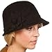 Sakkas Clara Vintage Style Wool Cloche Bucket Bell Hat