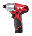 Factory-Reconditioned Milwaukee 12V Cordless M12 Lithium-Ion 1/4" Hex Impact Driver 2450-22