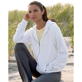 Buy American Apparel Unisex Flex Fleece Hoodie - White by A&E Designs