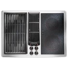 Jenn-Air : 30 inch STAINLESS Electric Downdraft Modular Cooktop