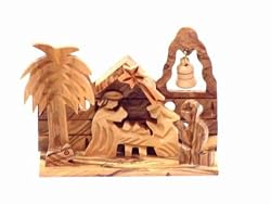 Olive Wood Nativity -Christmas Village