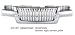 04-07 Chevy Colorado Vertical Style Grill Shell Chrome