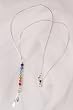 Chakra Necklace - Crystal with Silver Wire Wrap