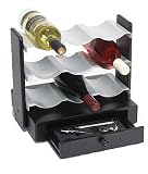 Wave Wine Rack with Accessories by Trudeau