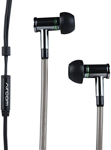 AIRCOMM 97555VRP A1 Airtube Stereo Headset with Microphone (Gray)