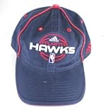 Atlanta Hawks Adidas Blue and Red Adjustable Hat
