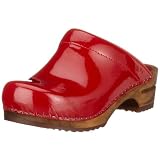 Sanita Wood Classic Patent Casual