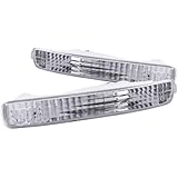 Anzo USA 511009 Honda Accord Chrome Euro w/Amber Reflector Bumper Light Assembly - (Sold in Pairs)