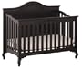 Status Series 200 Stages Convertible Crib, Rubbled Black