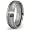 7mm Domed Titanium Ring - Size 6