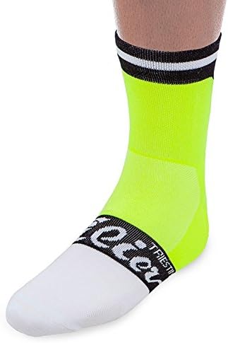 New Wilier Flash Socks (pair) Black / White / Fluo Cycling MTB Road S-M