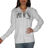 Womens Billabong Warm Surf & Skate Zip-Up Hoodie Sweatshirt Jacket - White