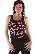 Cartel Ink Your Not My First or My Last Black Ribbed Beater Tank
