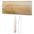 Honey Onyx Polished 6" X 12" Baseboard Crown Molding