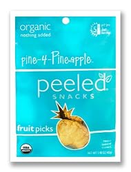 Peeled Snacks Pine-4-Pineapple, 1.48-Ounce Bags (Pack of 10)