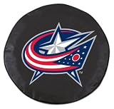NHL Columbus Blue Jackets Tire Cover (Black,Universal Small)