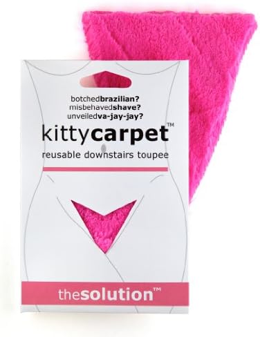Fashion First Aid Women's Kitty Carpet Reusable Downstairs Toupee Natural Pink