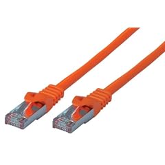 S-Conn Patchkabel, Cat. 7, S/FTP, PIMF, halogenfrei, orange, 20,0 m