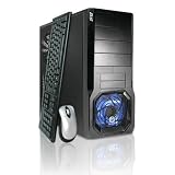 VCM Tartaros 1 Desktop-PC (Intel Core 2 Quad Q9505 2.8GHz, 4GB RAM, 1000GB HDD, nVidia GTS250 1024MB, DVD)