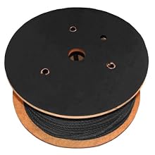 Galvanized Steel Wire Rope, Zinc Galvanized, 7x7 Strand Core, Black