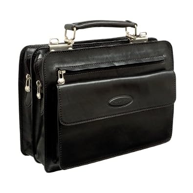 Maxwell Scott - Sacoche de luxe en cuir noir pour femme (Creti) Maxwell Scott - Sacoche de luxe en cuir noir pour femme (Creti)